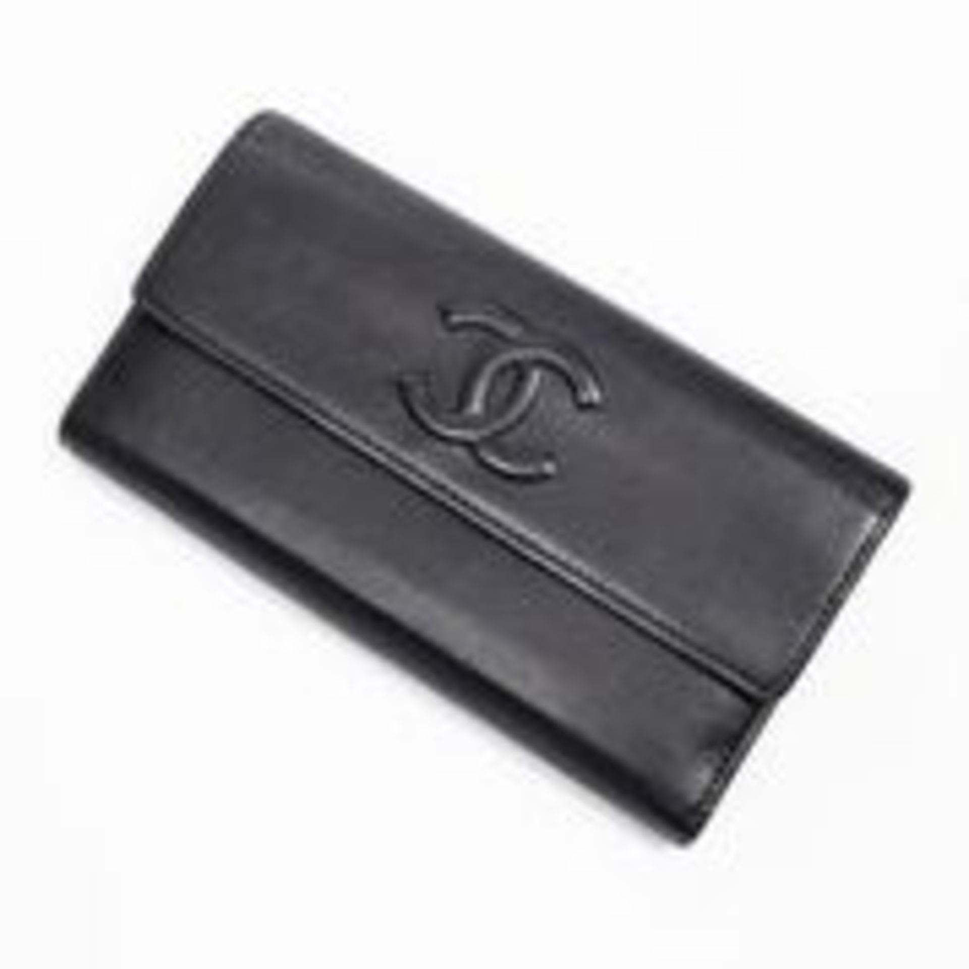 RRP £980 Chanel CC Long Flap Wallet Black - AAQ0089 - Grade AB - Please Contact Us Directly For