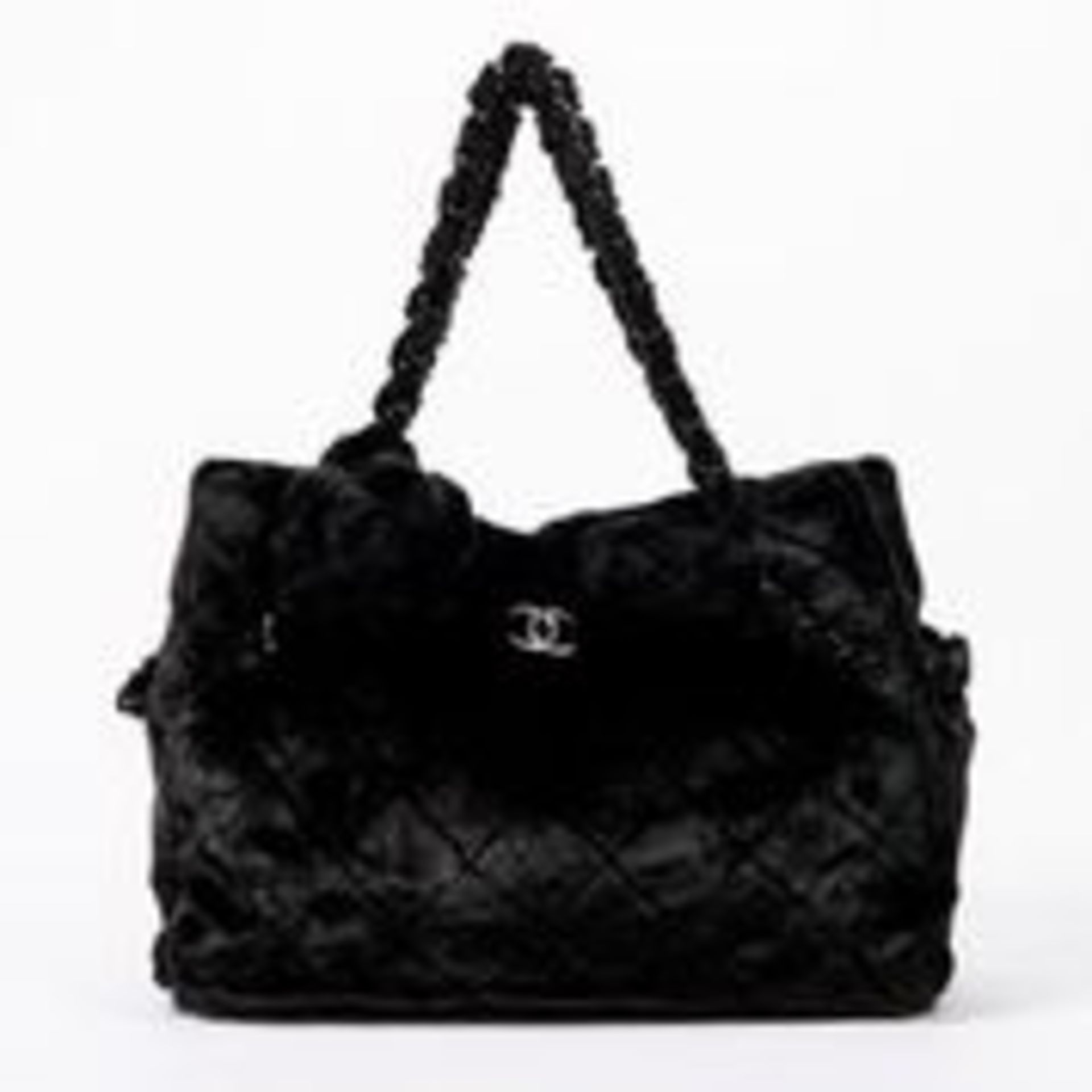 RRP £3,800 Chanel Camelia Fur Tote Shoulder Bag Black - AAP9300 - Grade A - Please Contact Us