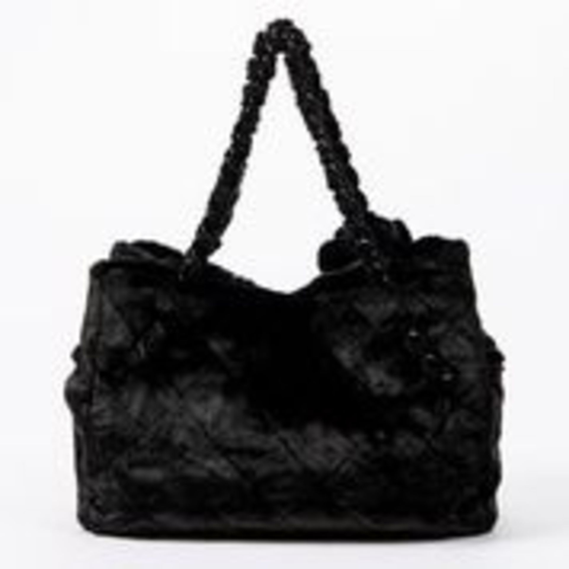 RRP £3,800 Chanel Camelia Fur Tote Shoulder Bag Black - AAP9300 - Grade A - Please Contact Us - Image 3 of 3