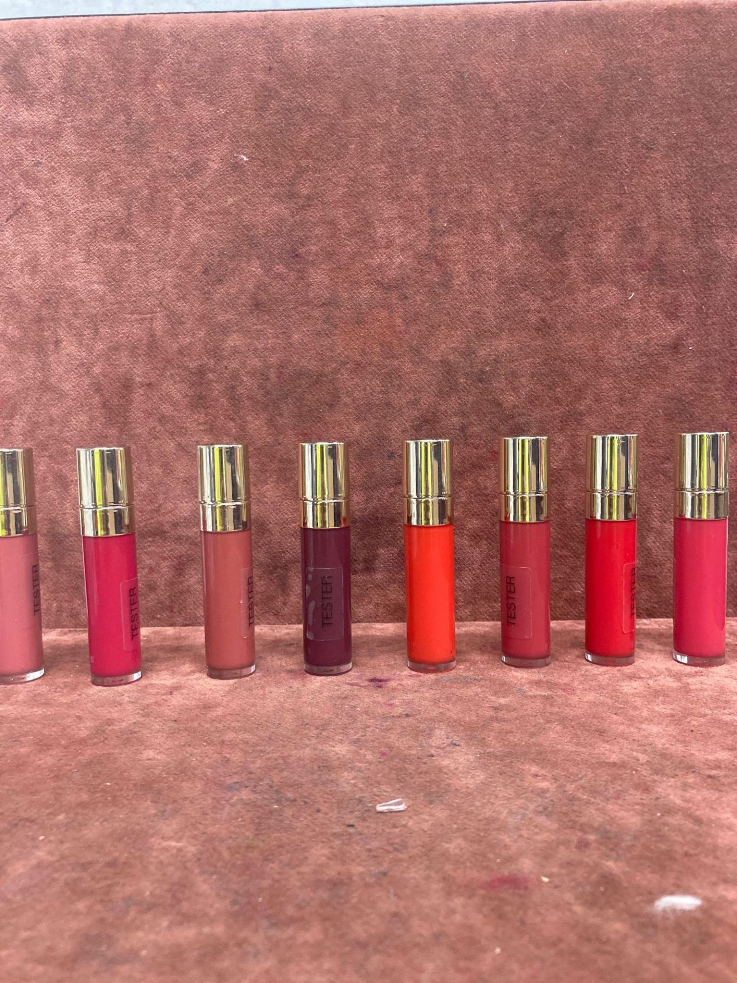 (Jb) RRP £160 Lot To Contain 8 Testers Of Assorted Premium Clarins Lipsticks All Ex-Display And Asso