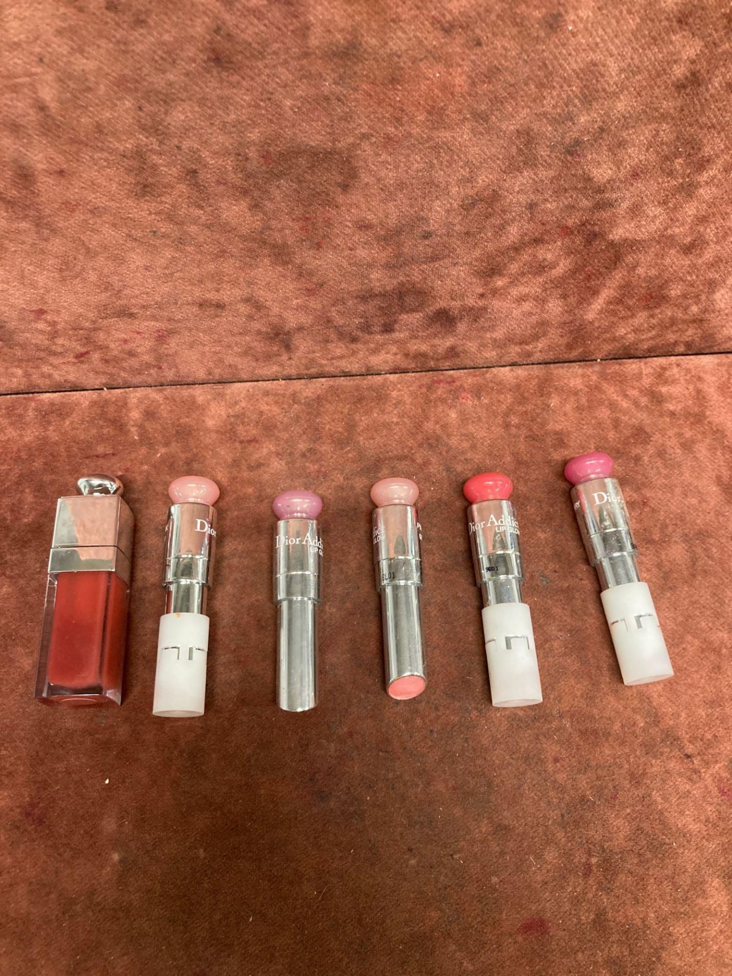 (Jb) RRP £180 Lot To Contain 6 Testers Of Assorted Premium Dior Lipsticks In Assorted Shades All Ex-