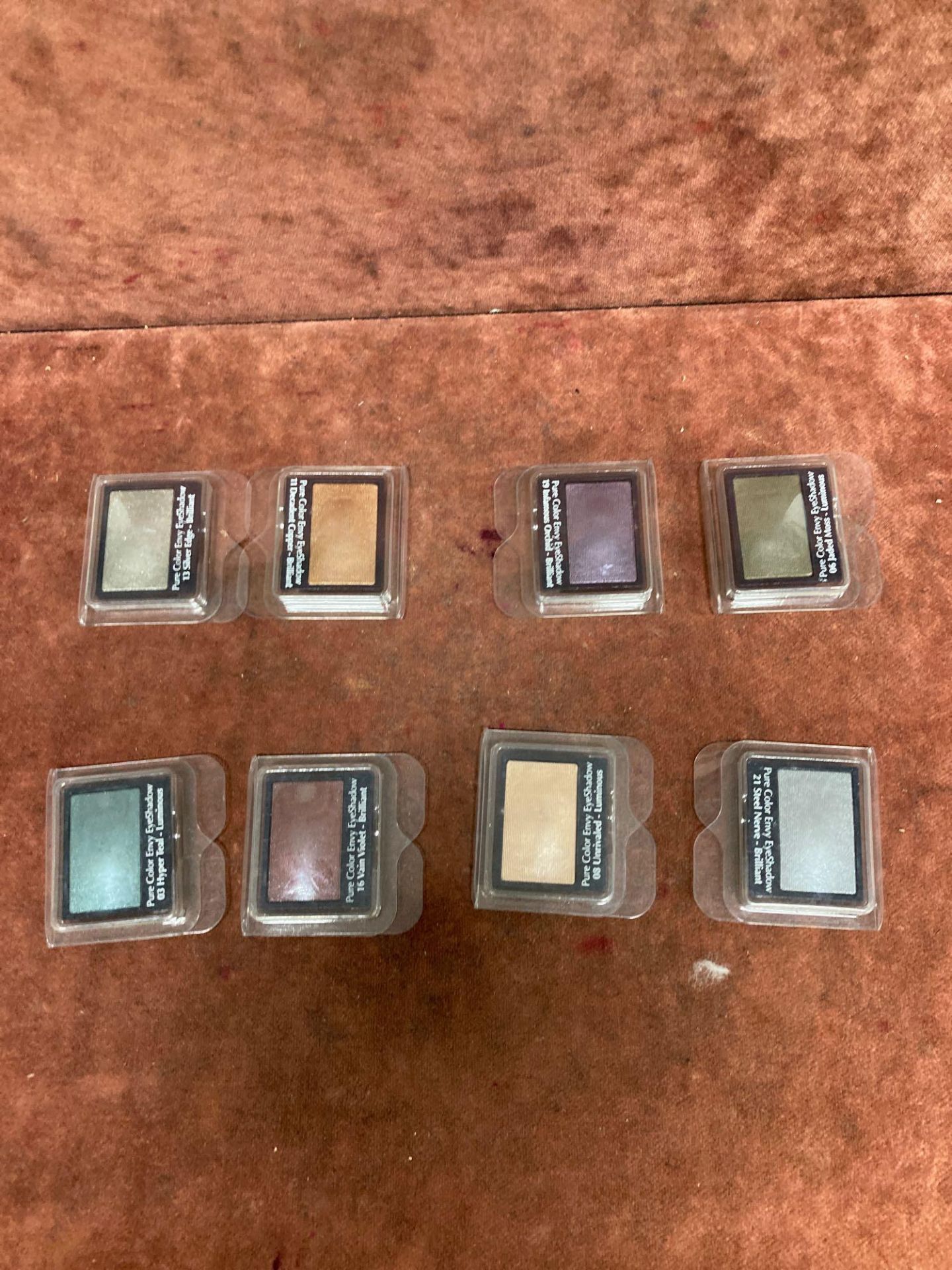 (Jb) RRP £200 Lot To Contain 8 Testers Of Assorted Premium Estee Lauder Single Pure Colour Envy Eyes