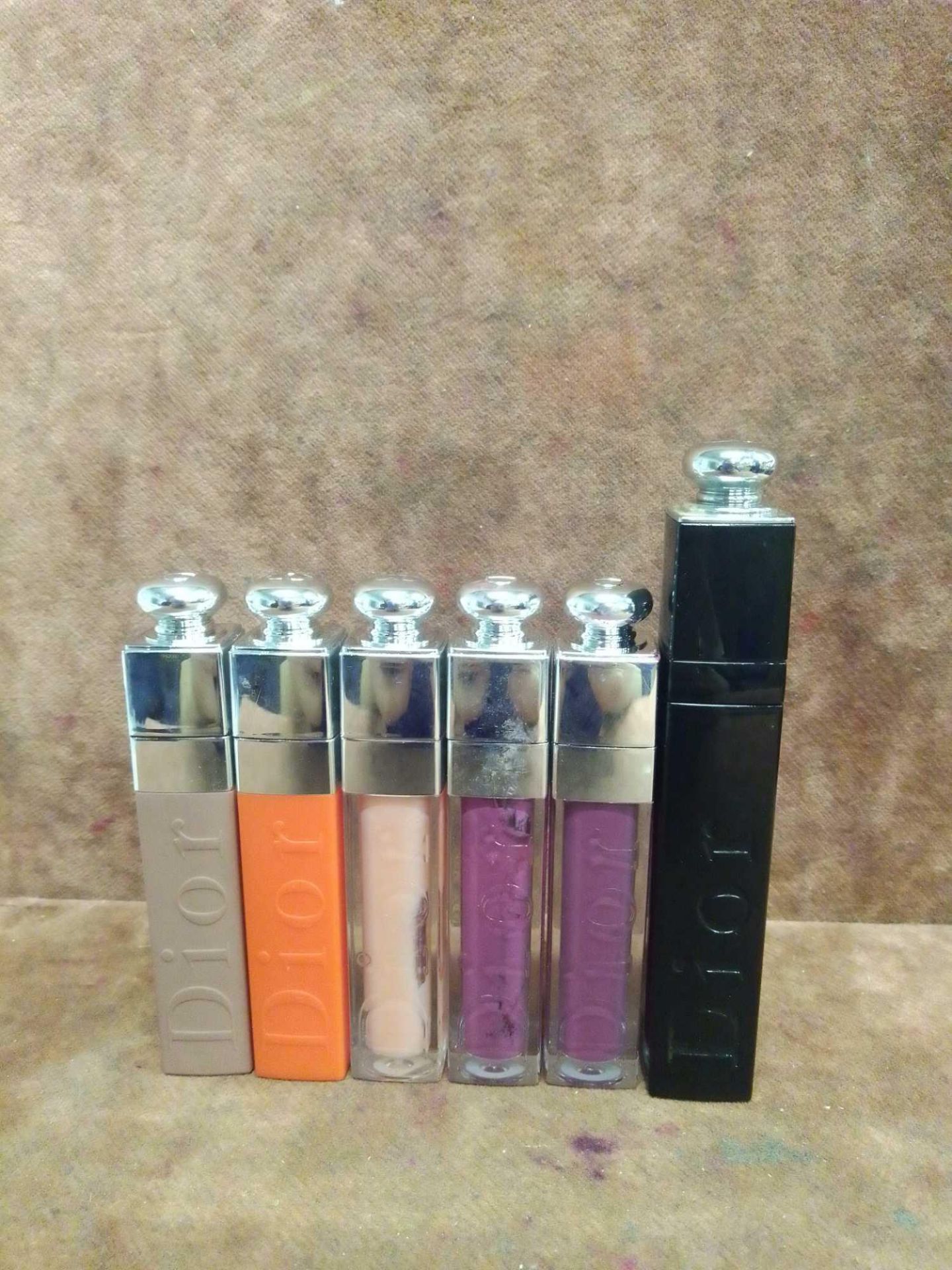 (Jb) RRP £180 Lot To Contain 6 Testers Of Assorted Dior Lipsticks All Assorted Shades And Ex-Display
