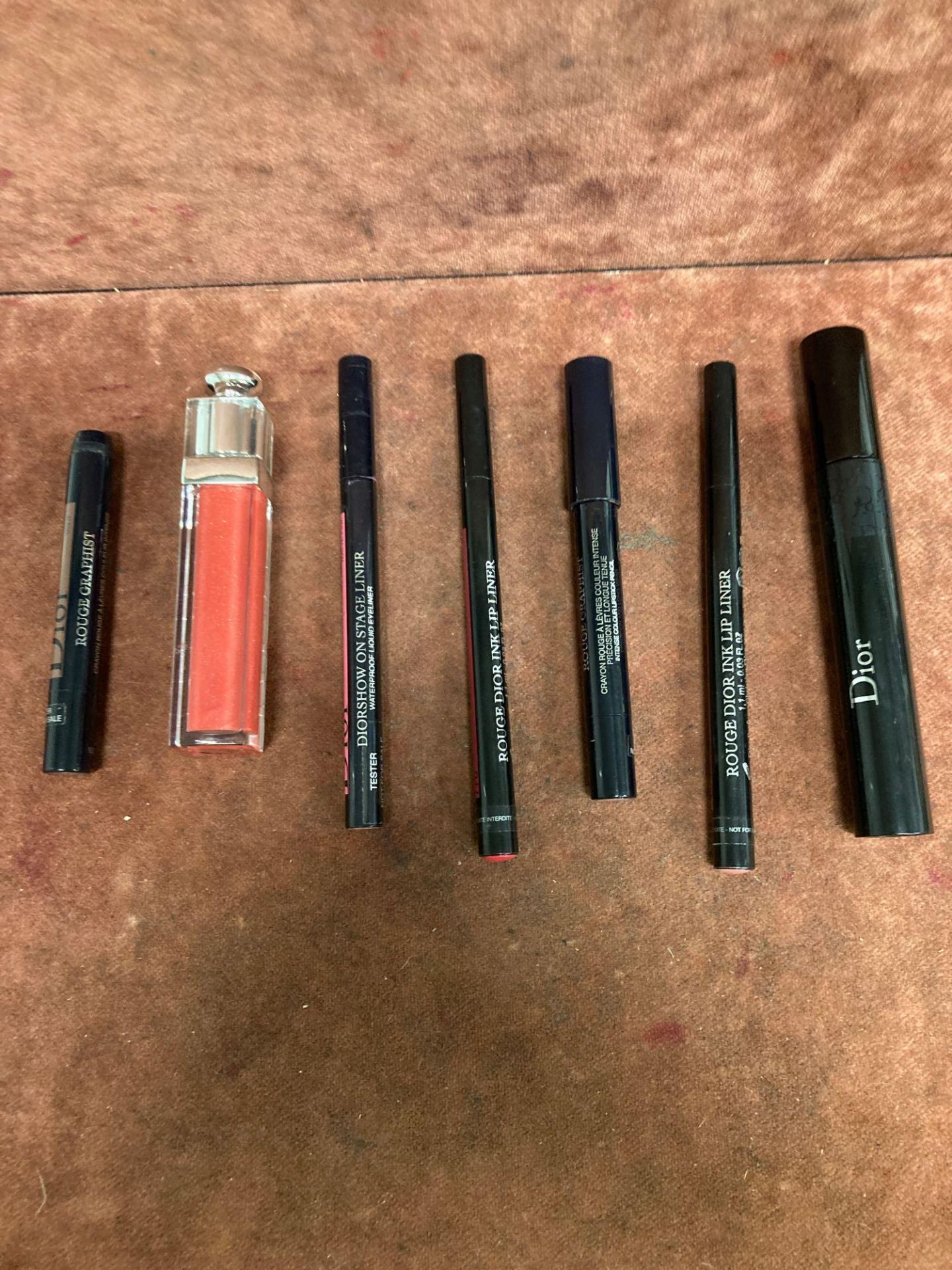 (Jb) RRP £210 Lot To Contain 7 Testers Of Assorted Premium Dior Products To Include Rouge Dior Ink L