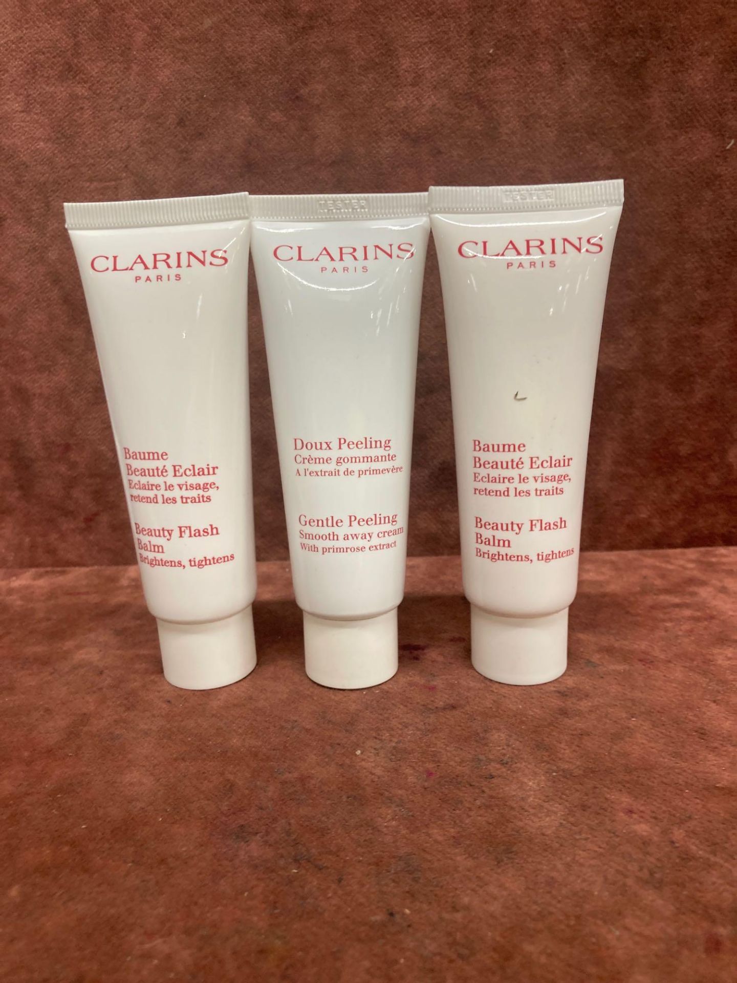 (Jb) RRP £270 Lot To Contain 9 Testers Of 50Ml Clarins Beauty Flash Balm All Ex-Display