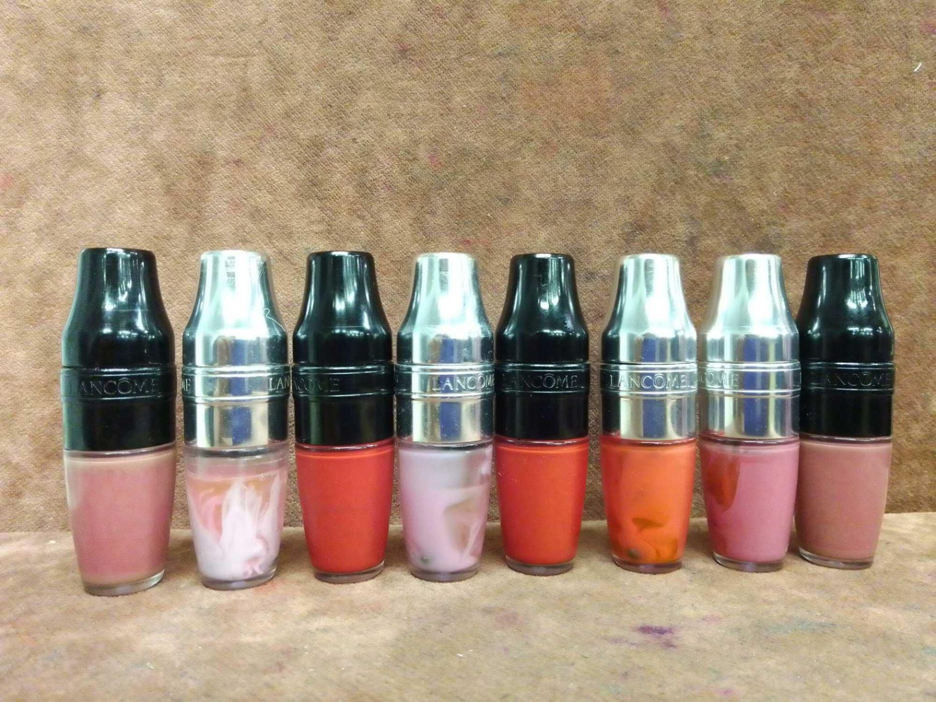 (Jb) RRP £160 Lot To Contain 8 Testers Of Assorted Premium Lancome Nail Polish All Ex-Display And As