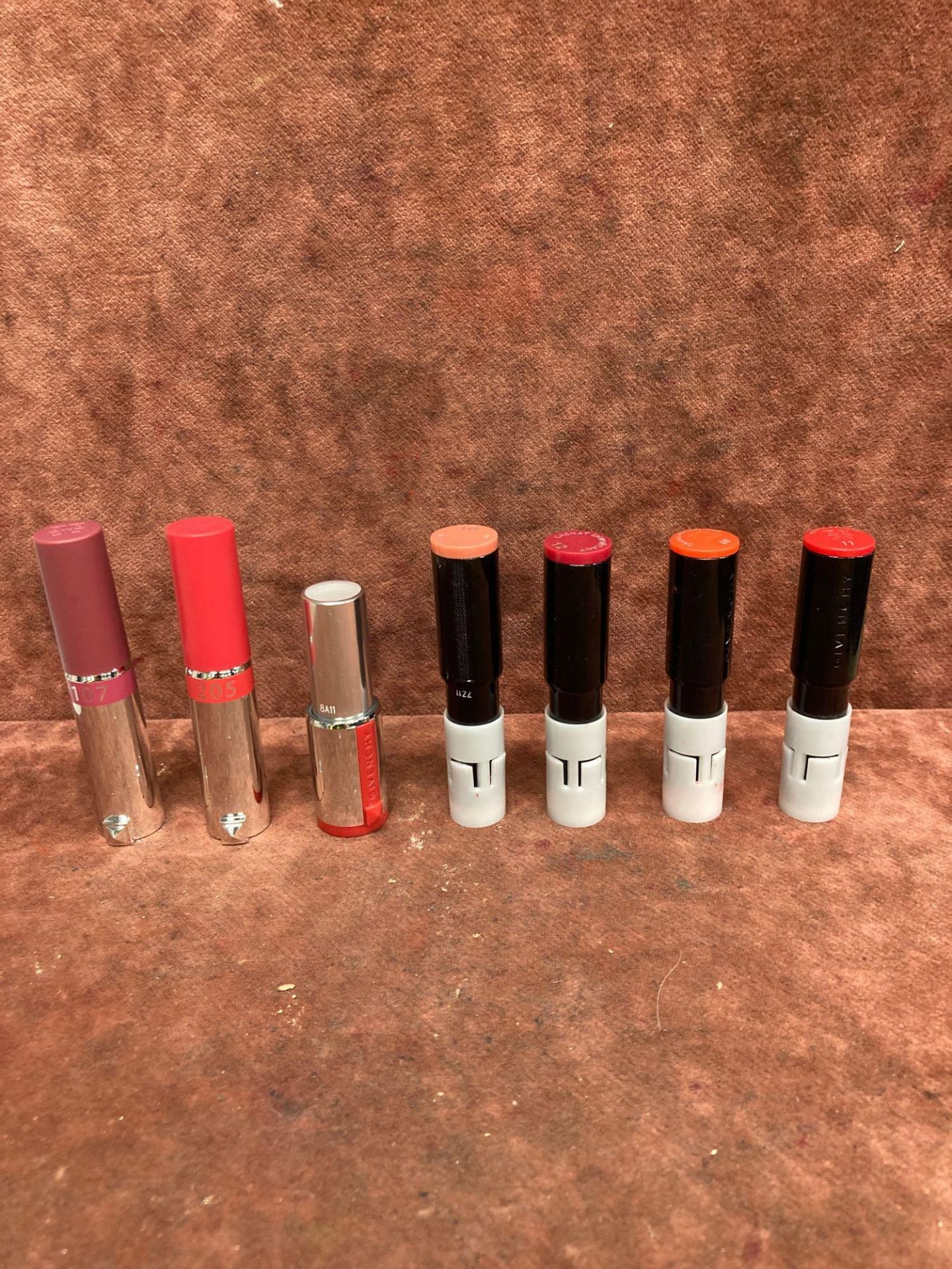 (Jb) RRP £210 Lot To Contain 7 Testers Of Assorted Givenchy Lipsticks All Ex-Display And Assorted Sh