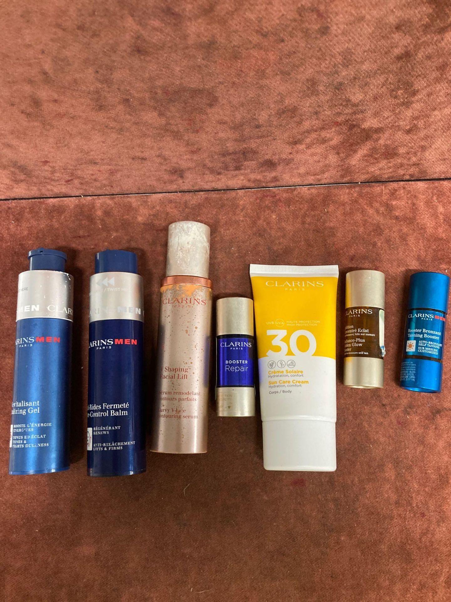 (Jb) RRP £200 Lot To Contain 6 Testers Of Assorted Premium Clarins Products To Include 50Ml V Shapin