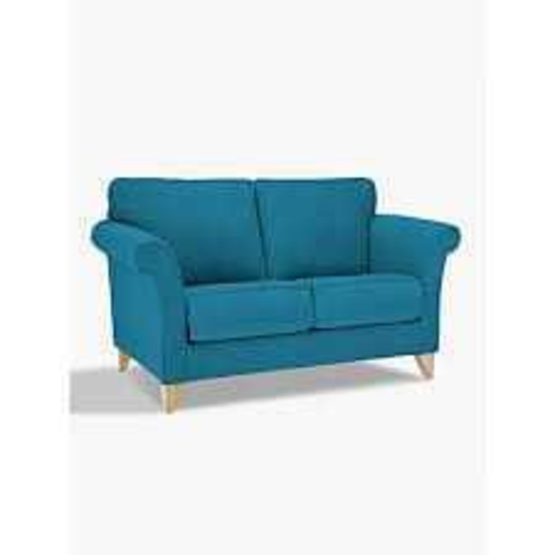 RRP £1200 Unboxed Charlotte Large Teal Sofa