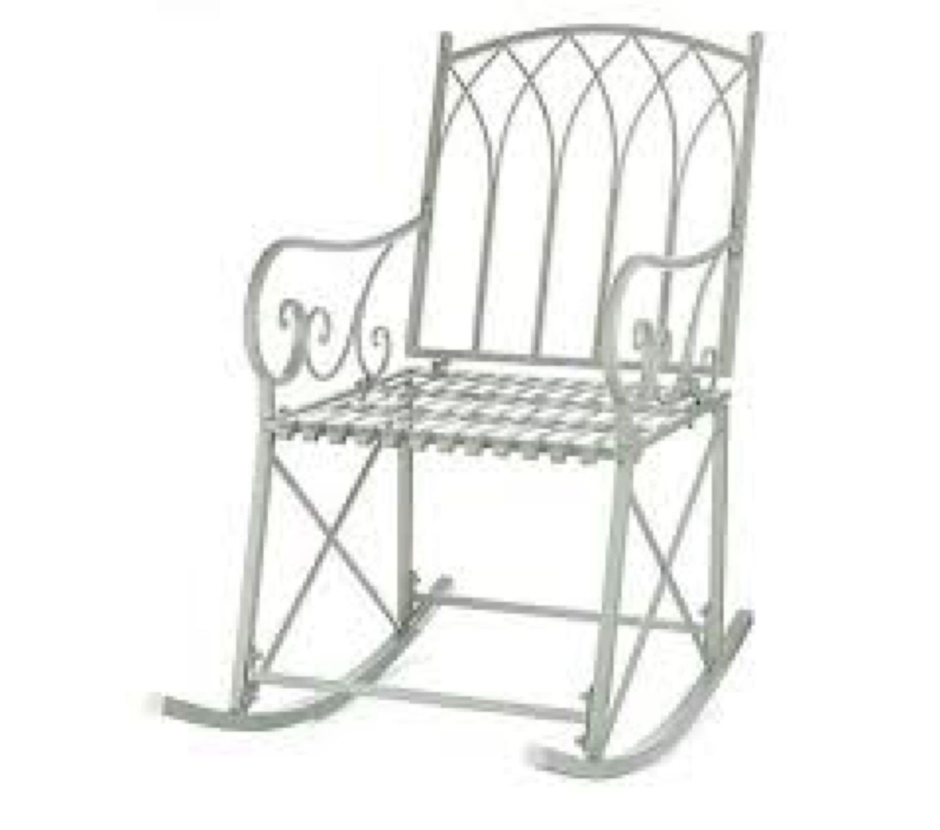 RRP £80 Lot To Contain 1 Boxed Alison Cork Metal Rocking Chair