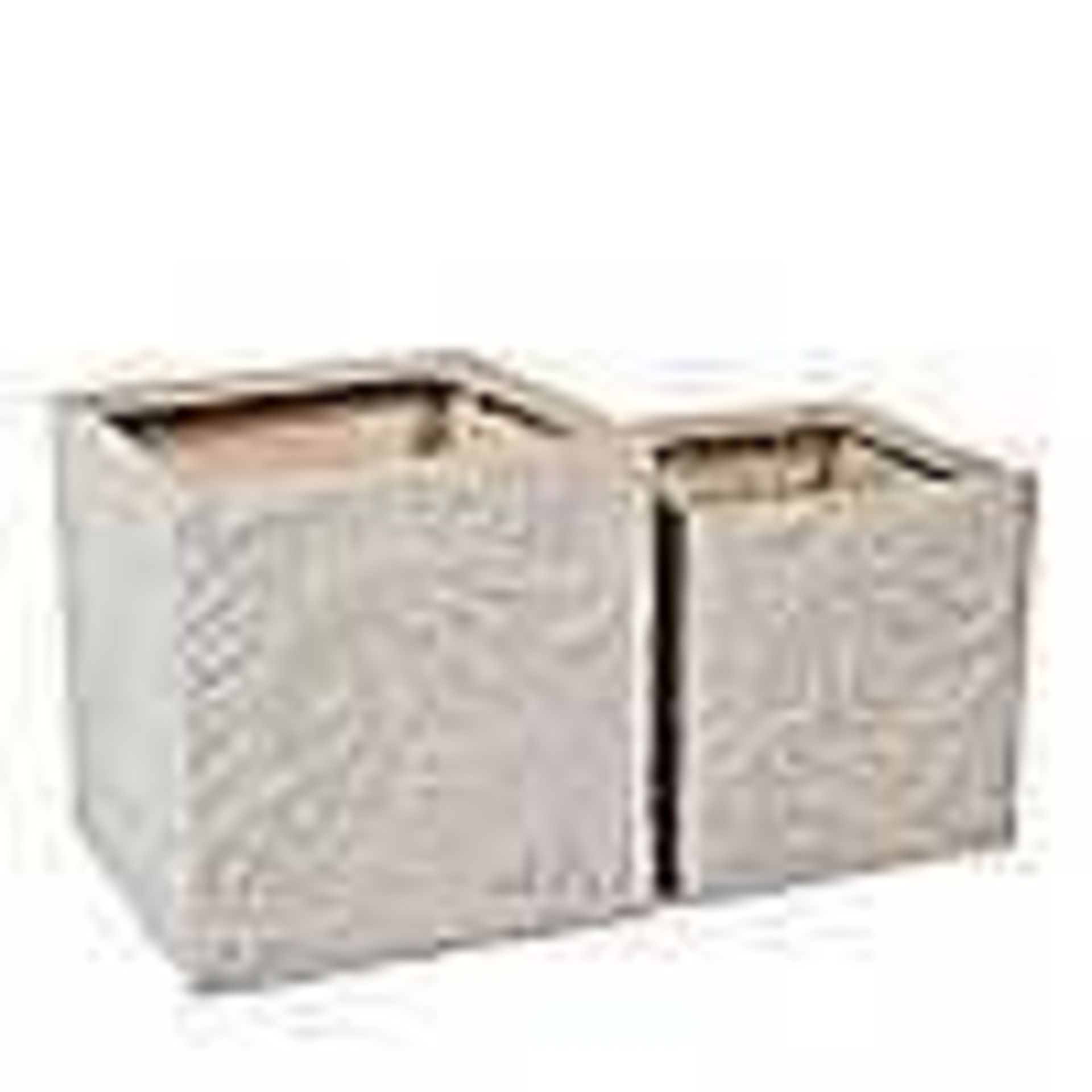 RRP £80 Boxed Pair Of Innovators Decorative Box Planters