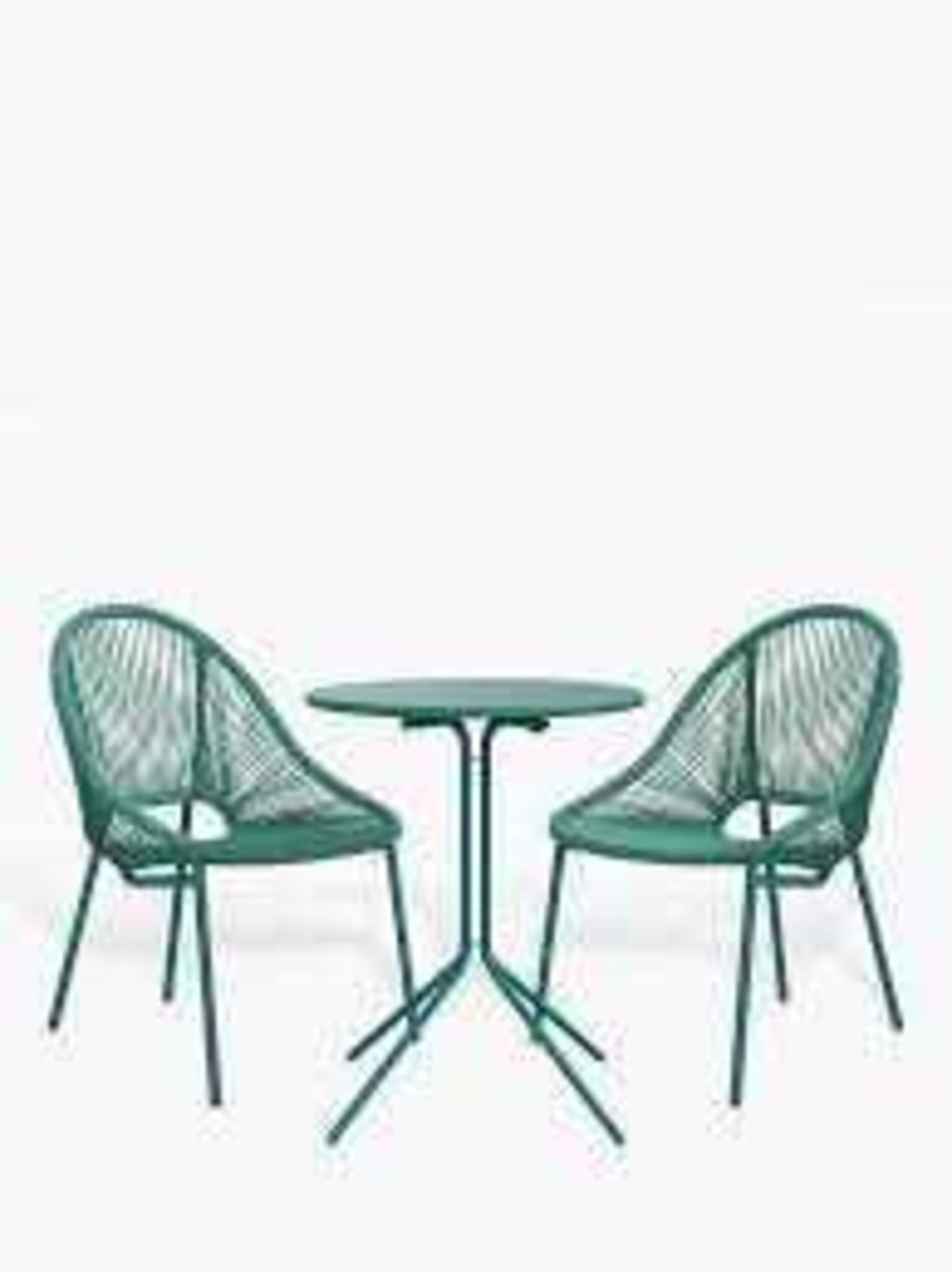 RRP £150 Lot To Contain Garden Salsa Furniture Set In Teal Green