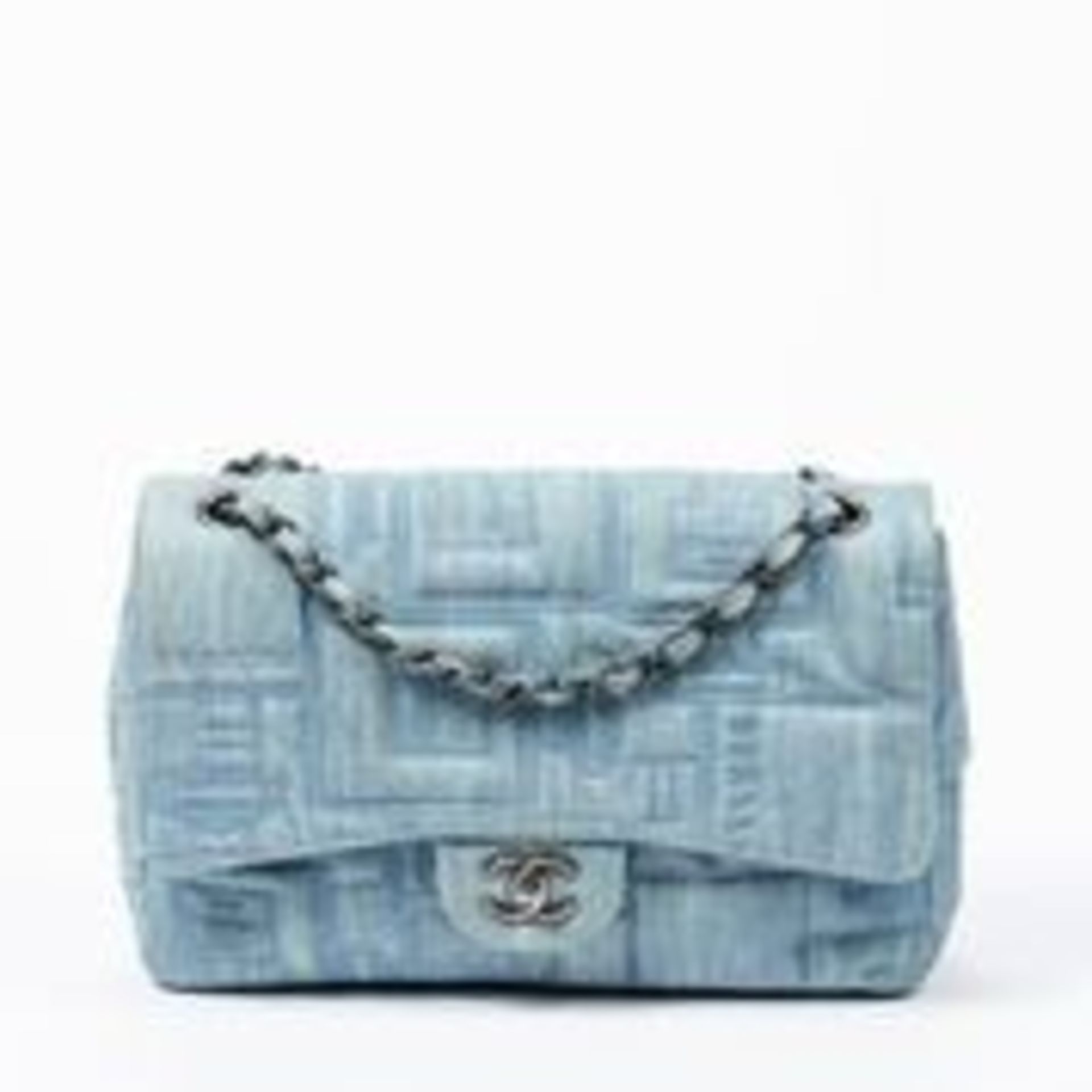 RRP £3,800 Chanel CC Turnlock Single Flap Shoulder Bag Denim Blue - AAP0412 - Grade A - Please