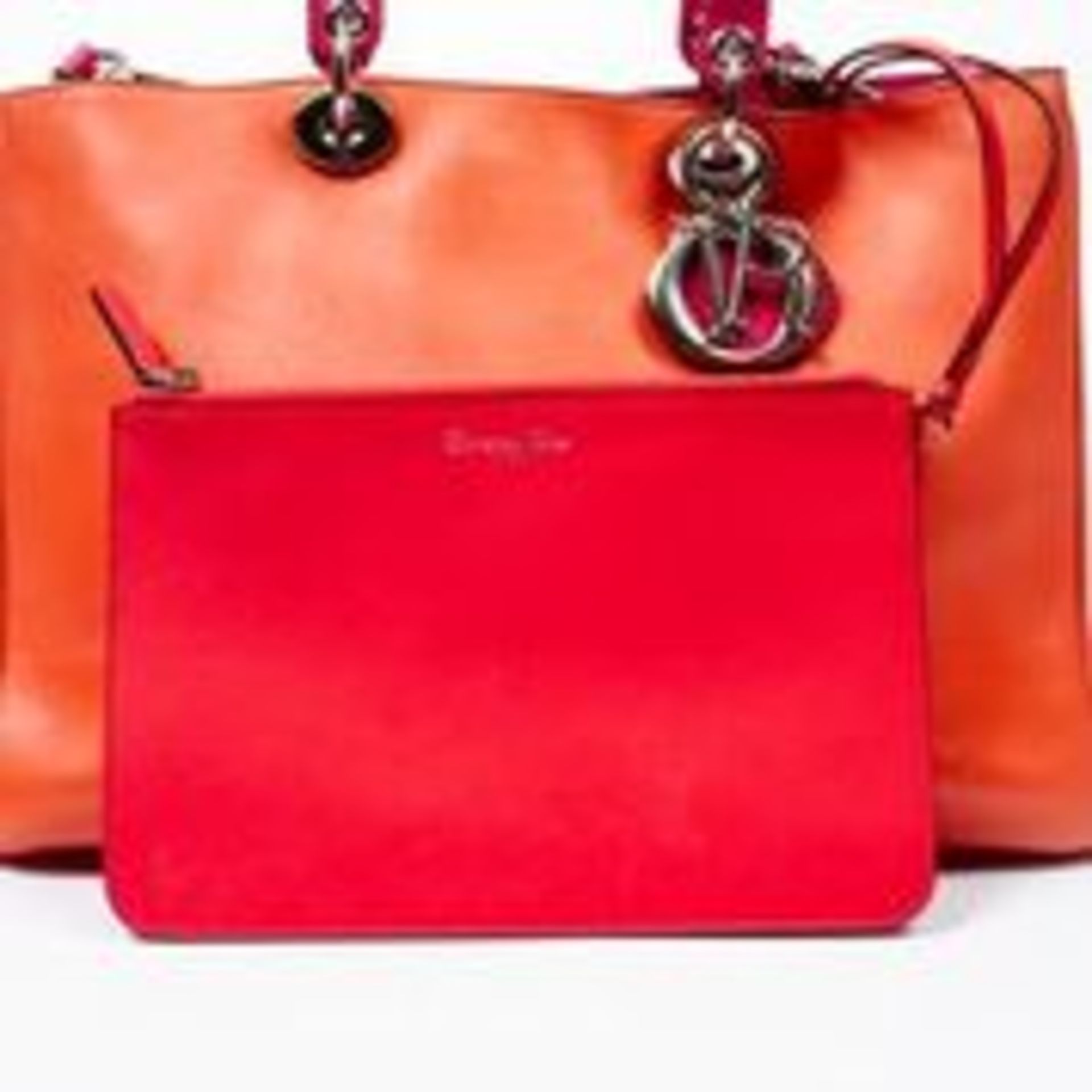 RRP £1,550 Dior Diorissimo Tote Shoulder Bag Orange/Fuschia - AAP7684 - Grade A - Please Contact - Image 2 of 3