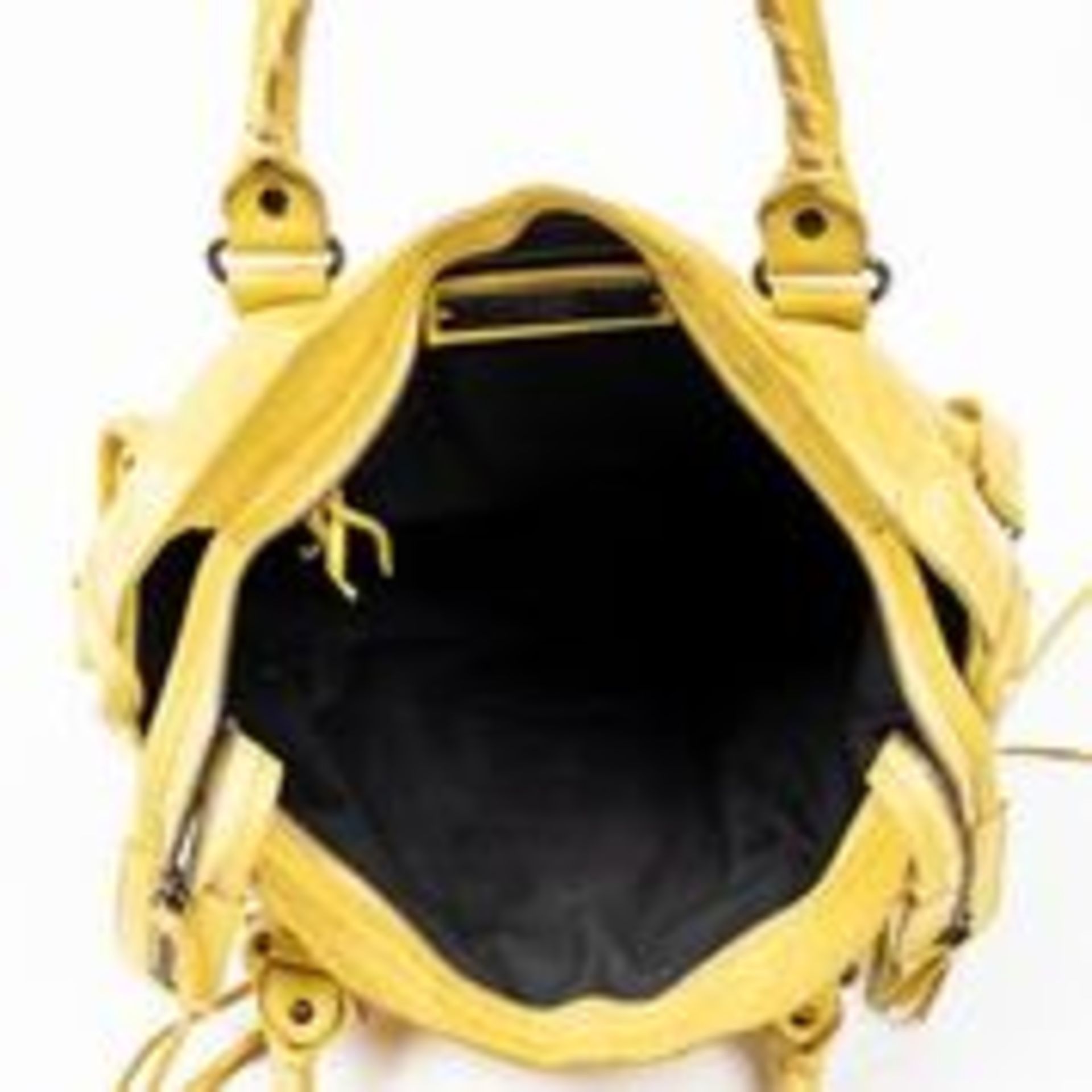 RRP £1,200 Balenciaga Shoulder City Bag Yellow - AAQ3511 - Grade AB - Please Contact Us Directly For - Image 3 of 6