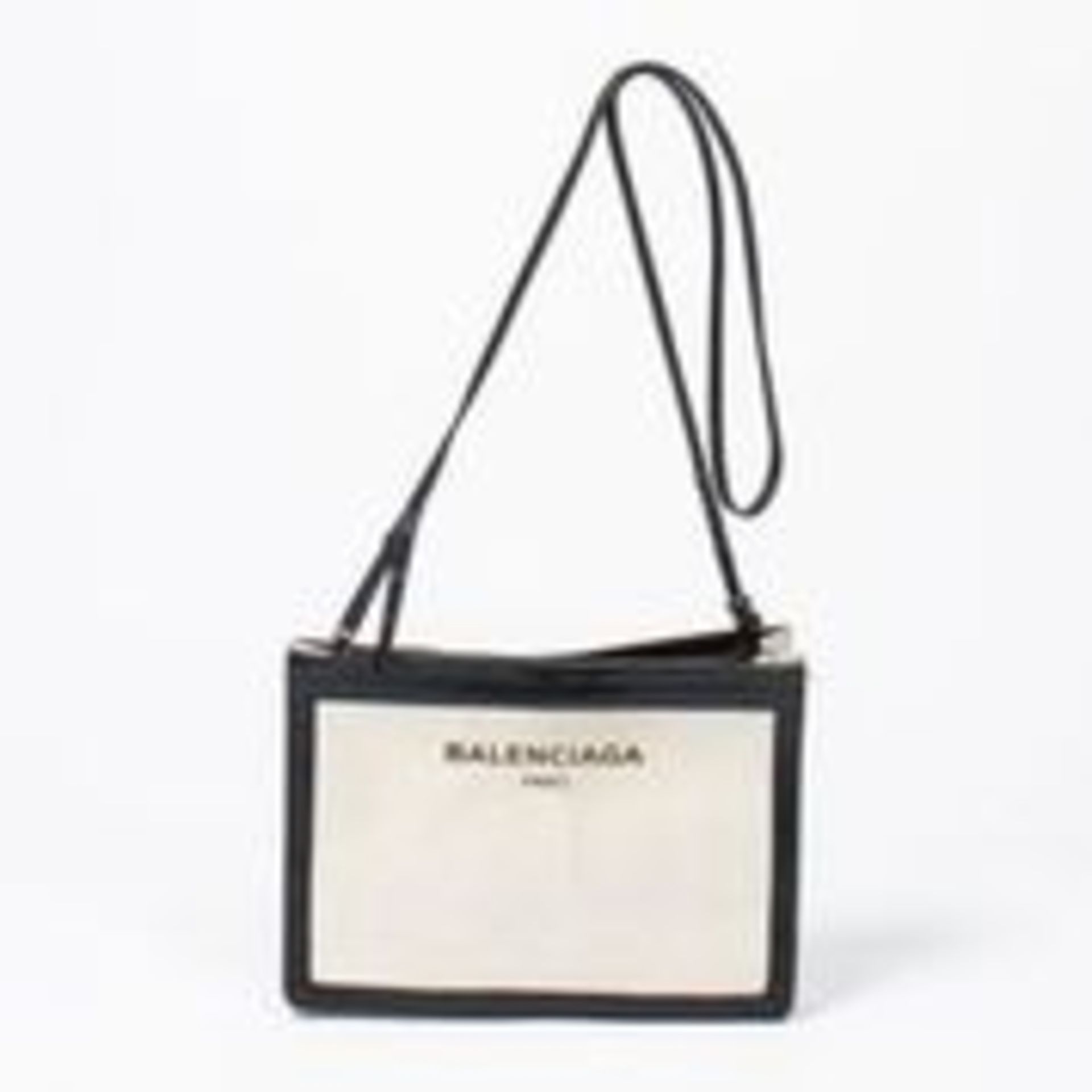 RRP £1050 Balenciaga Front Logo Shoulder Bag Ivory/Black - AAO7086 - Grade AB - Please Contact Us - Image 4 of 4