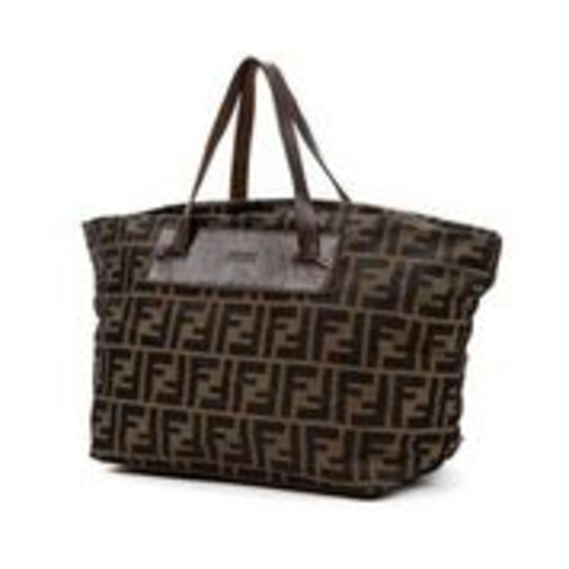 RRP £2,750 Fendi Zip Tote Handbag Khaki/Black - AAR1268 - Grade AB - Please Contact Us Directly