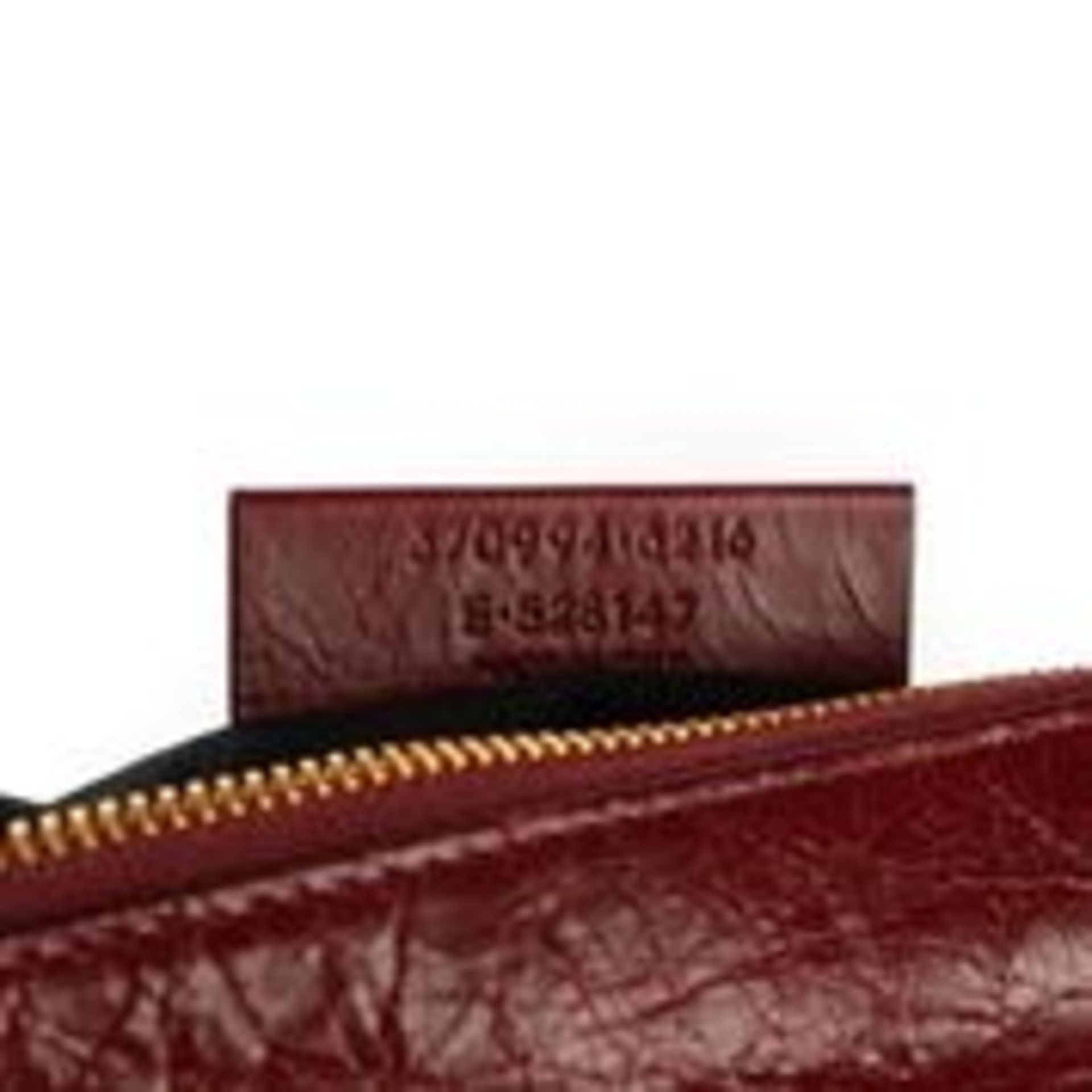 RRP £1,200 Balenciaga City Pouch Burgundy - EAG2707 - Grade A - Please Contact Us Directly For - Image 3 of 3