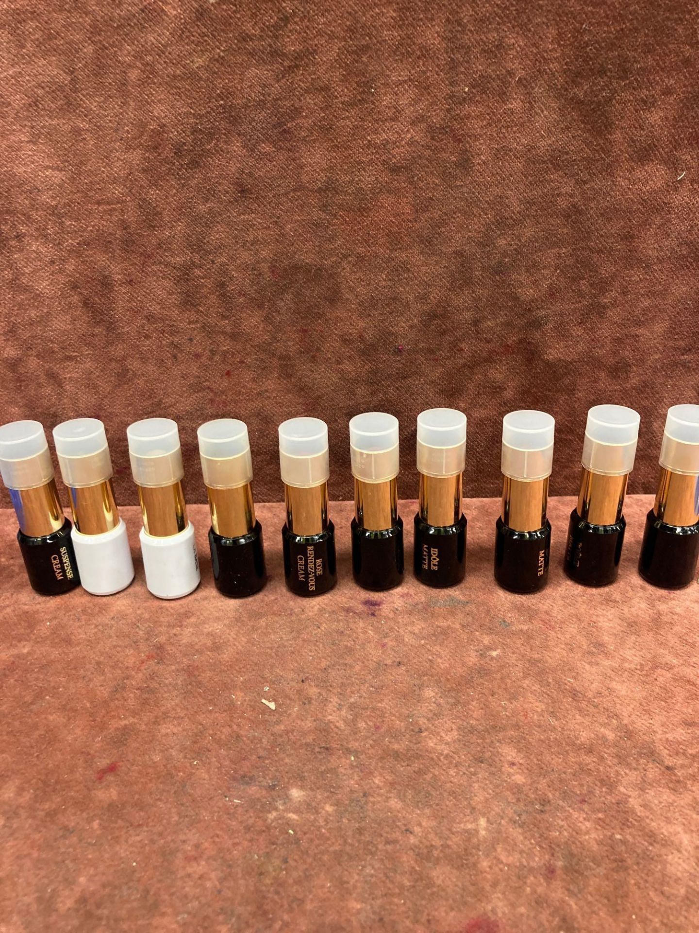 (Jb) RRP £300 Lot To Contain 10 Testers Of Assorted Premium Lancôme Lipsticks All Ex-Display And Ass