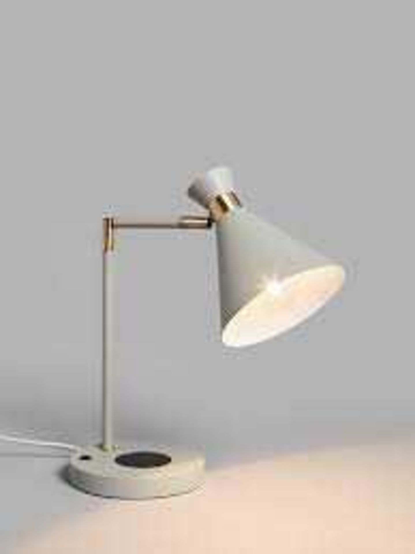 RRP £120 Combined Lot To Contain 1X John Lewis Table Lamp With Shade, 1X John Lewis Desk Lamp - Image 2 of 2
