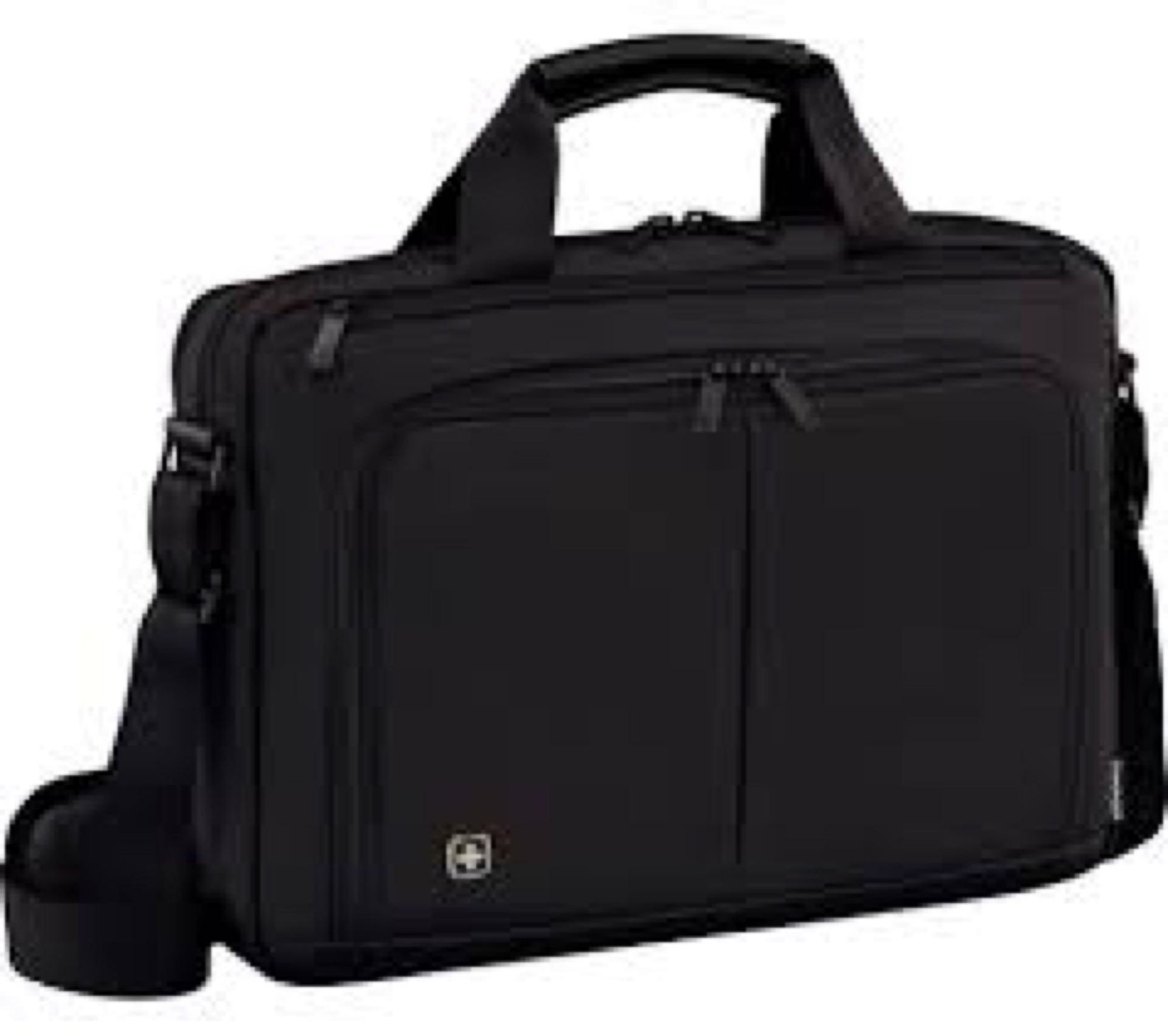 RRP £80 Lot To Contain 2 Wenger Laptop Bag Carriers In Black With Storage Compartment - Image 2 of 2