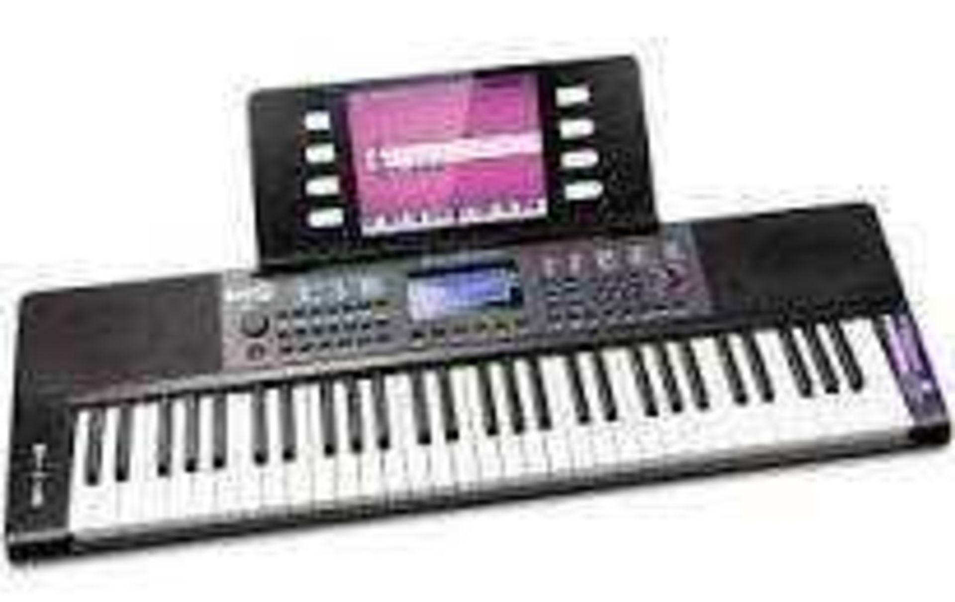 RRP £80 Lot To Contain 1 Boxed Rockjam Rj361 Compact 61Key Keyboard