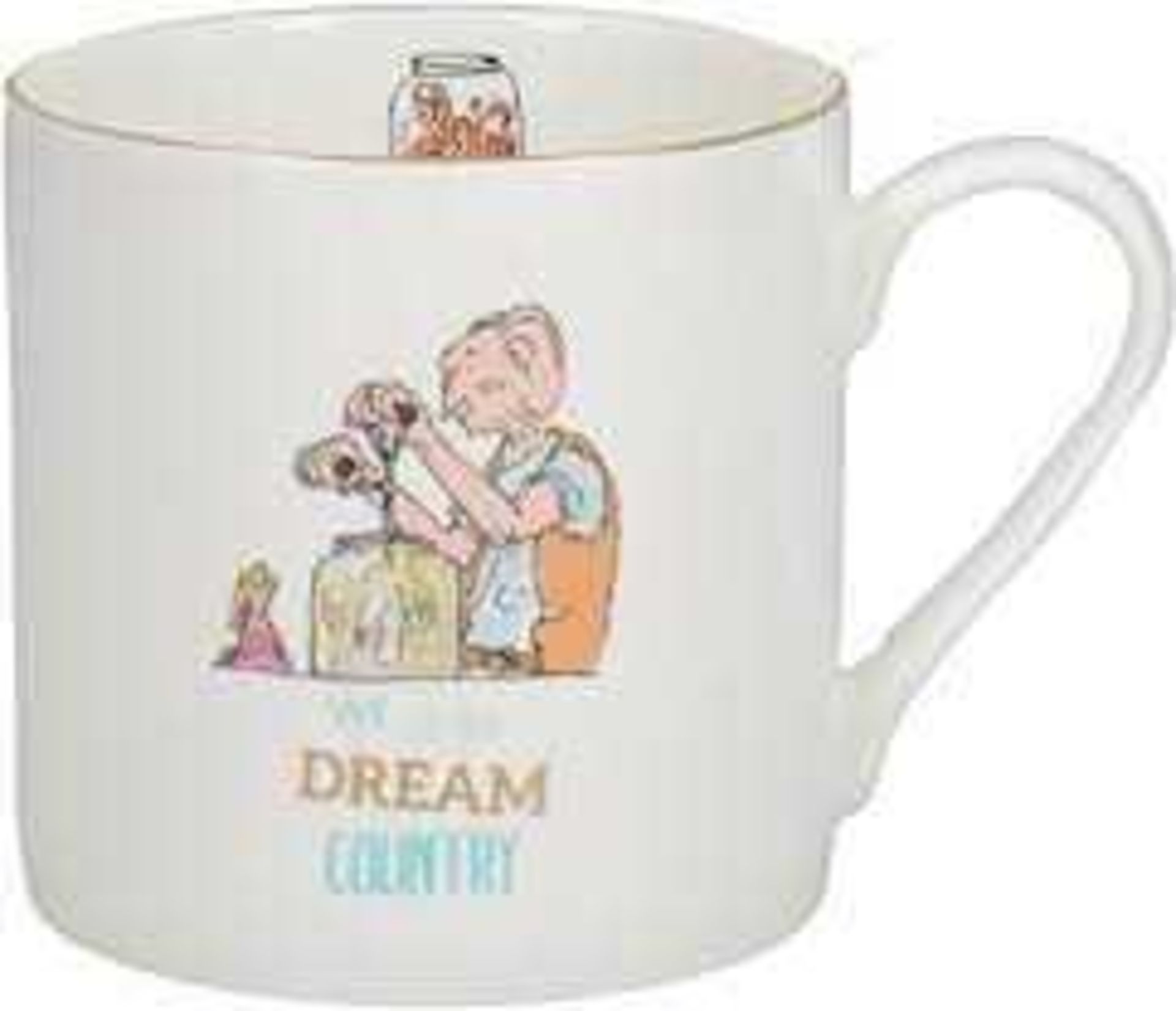 Combined RRP £360 Lot To Contain 24 Bfg Fine Bone China Can Mugs (Appraisals Available On