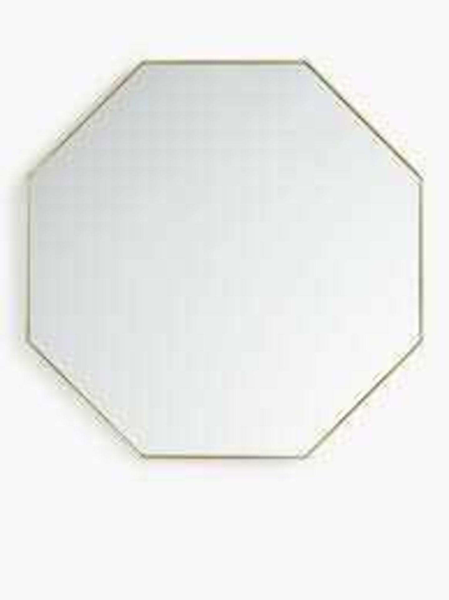 RRP £220 Lot To Contain 1X John Lewis Scandi Octagonal Wall Mirror