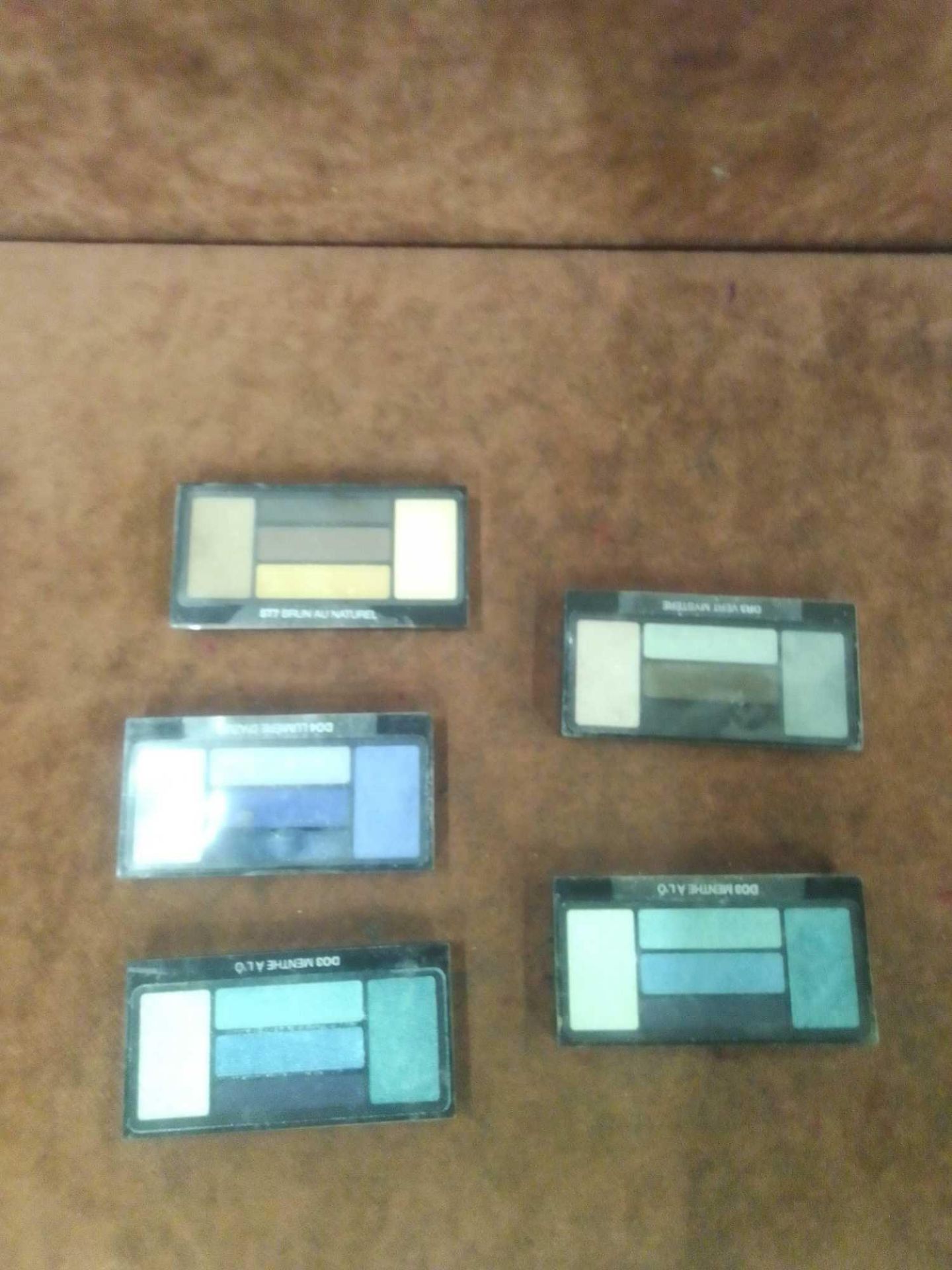 (Jb) RRP £225 Lot To Contain 5 Testers Of Lancôme 5 Colour Eyeshadow Palettes All Ex-Display And Ass