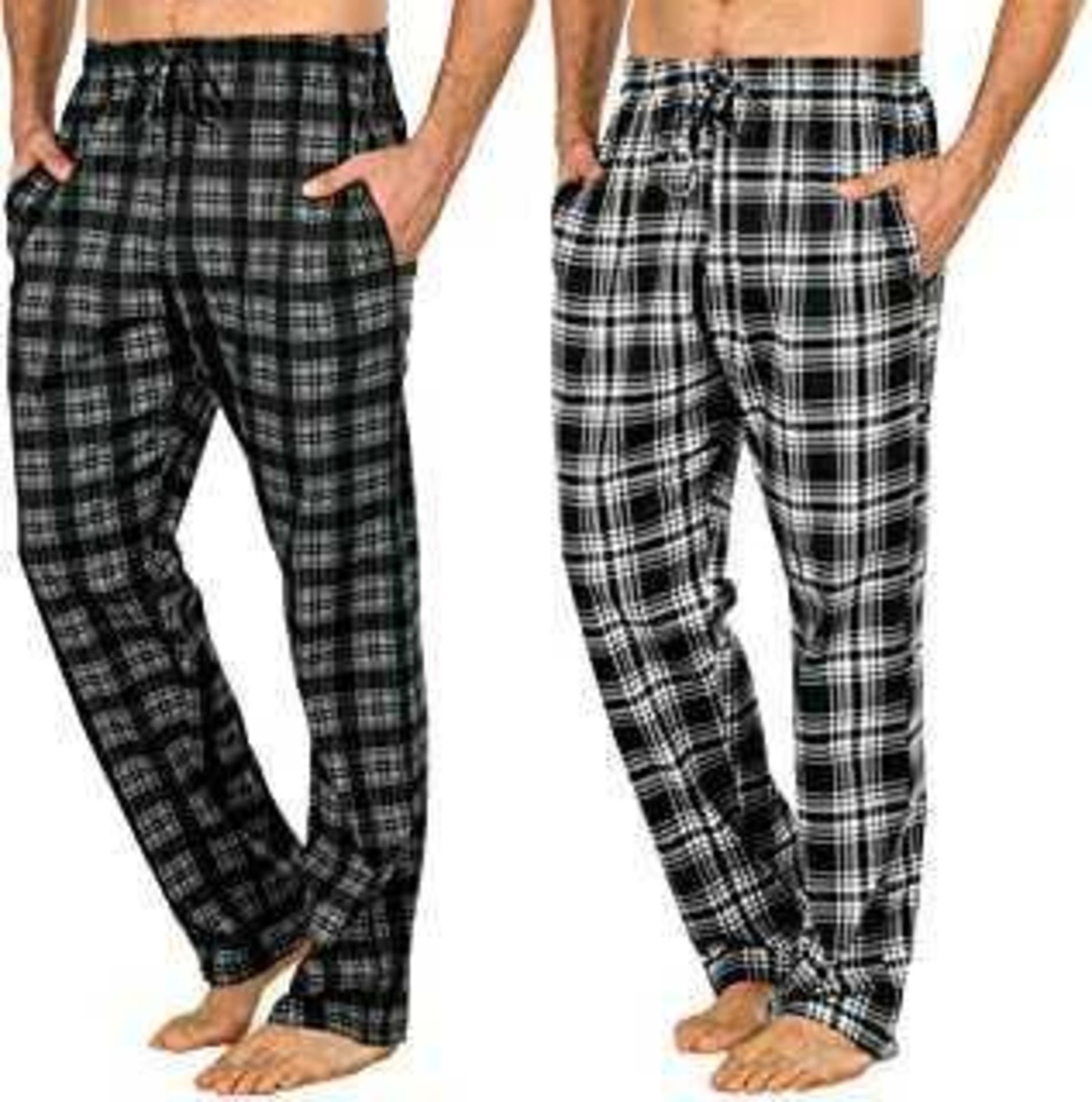 (Jb) RRP £360 Lot To Contain 36 Brand New Bagged And Tagged Alfaz Mens Pajama Bottoms All Assorted