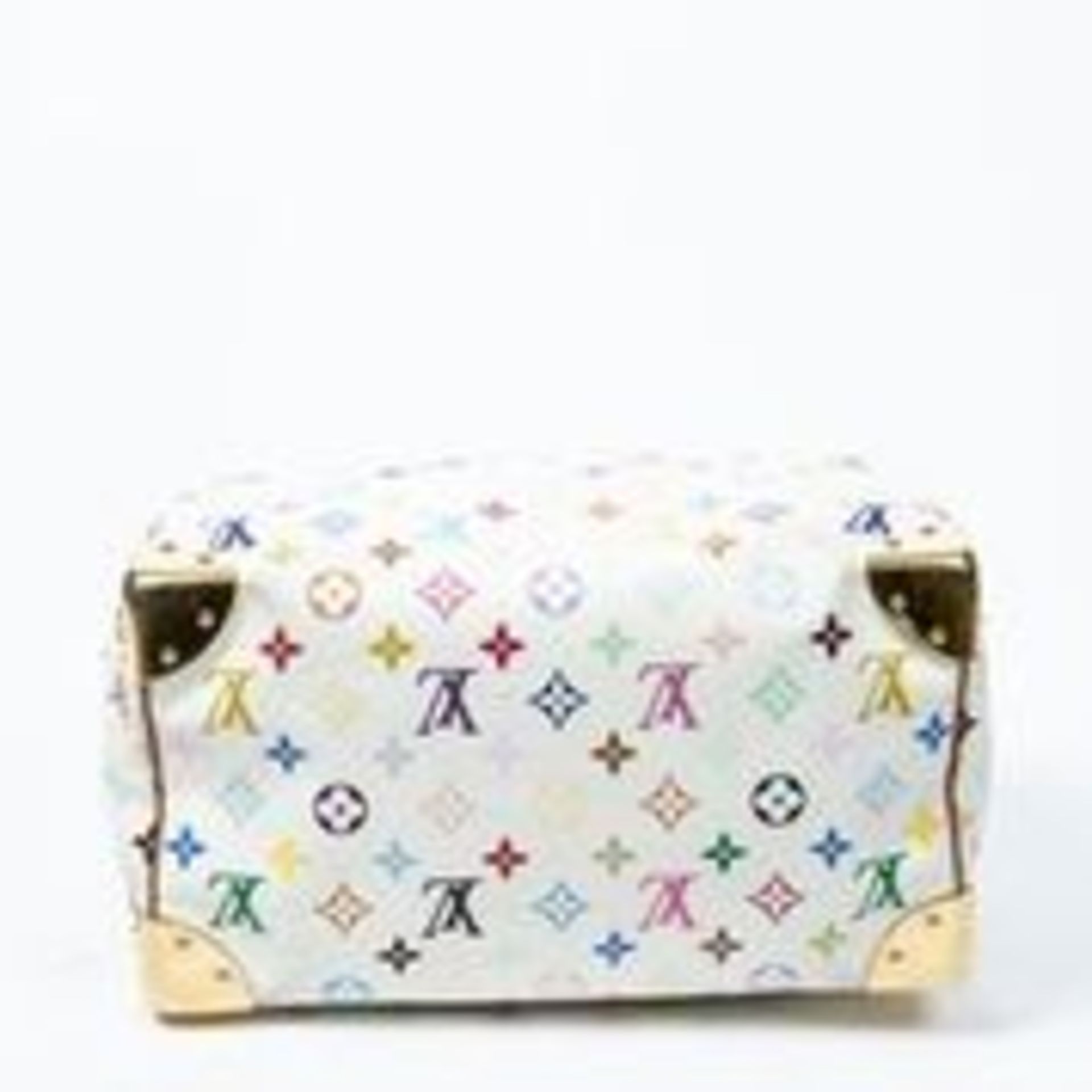RRP £2,480 Louis Vuitton Ltd. Ed. "Takashi Murakami Multicolore" Speedy Handbag White - AAQ4637 - - Image 3 of 6