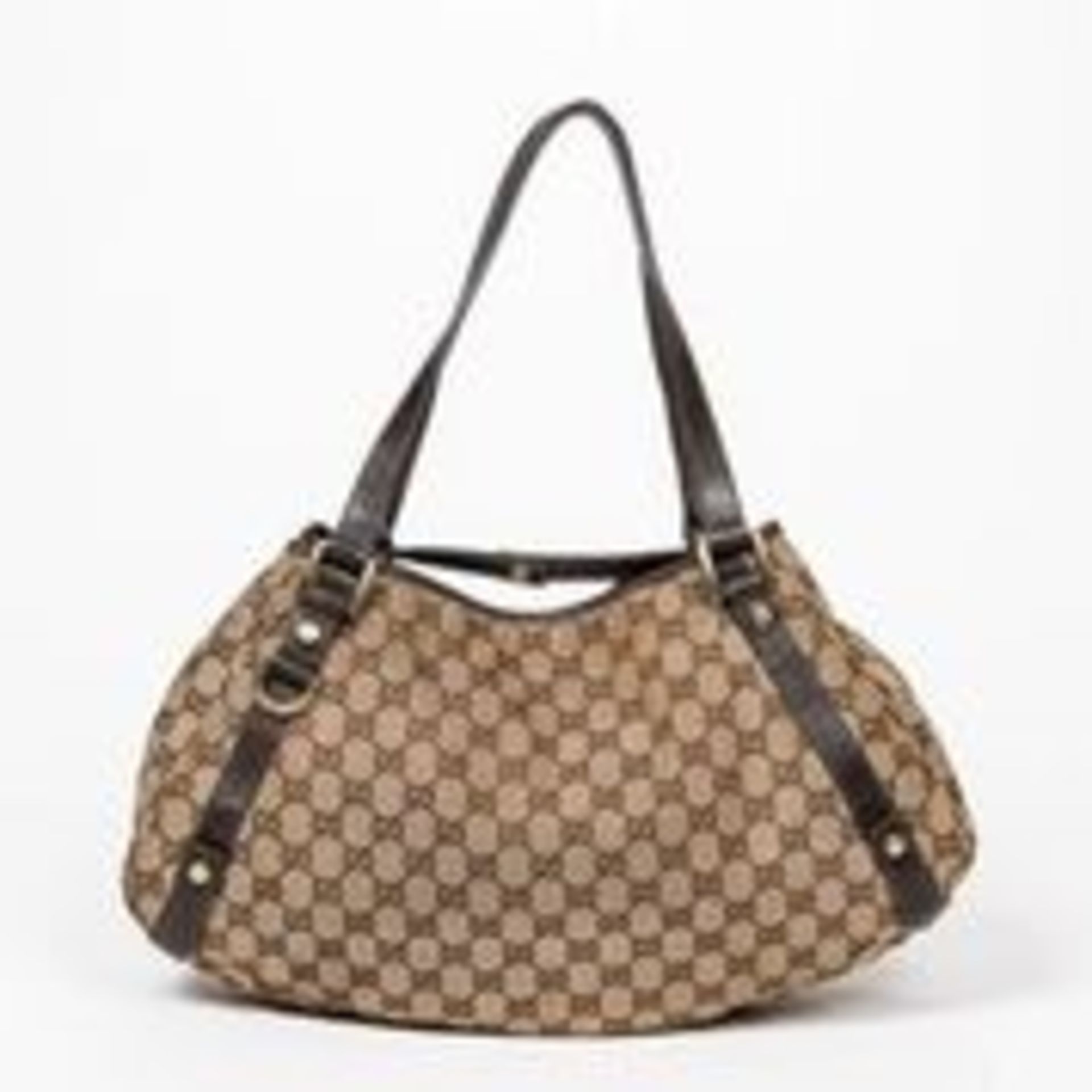 RRP £1,590 Gucci Abbey Hobo Diagonal Line Shoulder Bag Brown/Beige - AAN9709 - Grade AB - Please