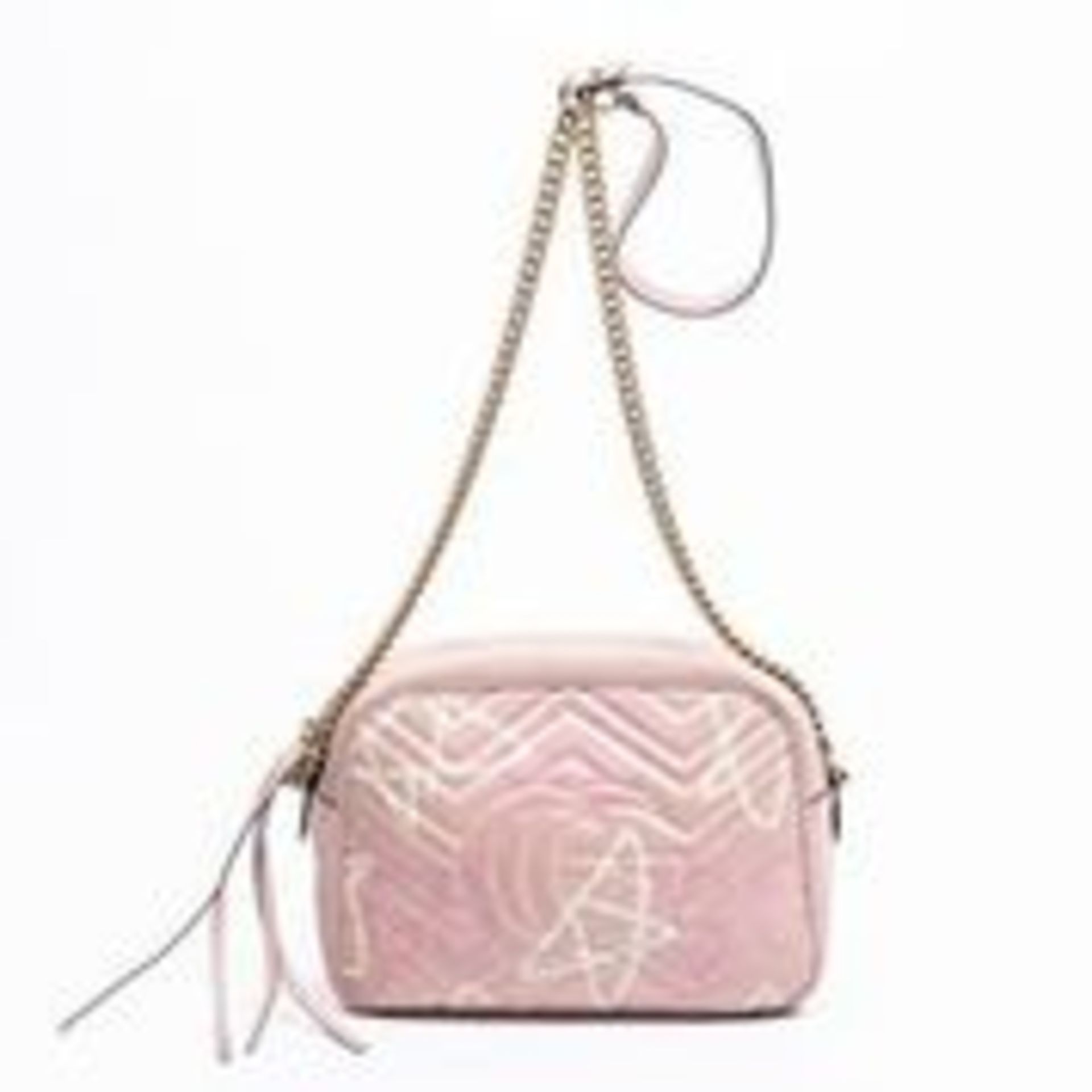 RRP £2,115 Gucci Marmont Medium Matelassé Shoulder Bag Pink - AAQ7045 - Grade A - Please Contact - Image 2 of 4