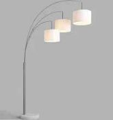 RRP £175 Boxed John Lewis Angus 3 Light Floor Lamp 4692471 (Appraisals Available On Request) (
