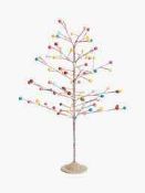 Combined RRP £120 Lot To Contain 4 Pom Pom Multy Felt Trees 50.057 (Appraisals Available On Request)