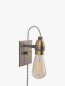 Combined RRP £100 Lot To Contain 3 Assorted John Lewis Lights To Include Bistro Plug In Wall