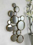 RRP £290 Boxed John Lewis And Partners Circle Designer Wall Mirror 4634857 (Appraisals Available