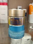 Combined RRP £80 Lot To Contain 2 Clarins Pari Hydrate Essential Moisturising Cream (Appraisal