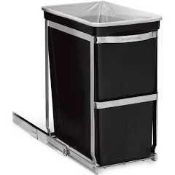 RRP £100 Boxed Simple Human 30Lt Pull Out Can Bin (Appraisals Available On Request) (Pictures For