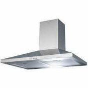 RRP £130 Boxed Stainless Steel Designer Cooker Hood (Appraisals Available On Request) (Pictures