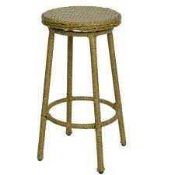 RRP £120 Lot To Contain Wicker Outdoor Living Swivel Bar Stools 3038328 (Appraisals Available On