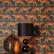 RRP £110 Coal And Son Leopard Walk 8031 Wallpaper 3865396 (Appraisal Available On Request) (Pictures