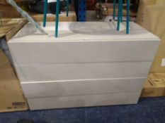 RRP £300 Heels Four Drawer Touch Open Chest Of Drawers (Appraisals Available On Request) (Pictures