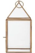 RRP £70 Boxed John Lewis Brass Lantern 19X51Cm (Appraisals Available On Request) (Pictures For