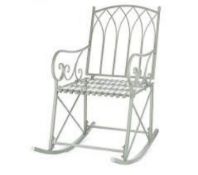 RRP £150 Ac Metal Rocking Chair (Apprasials Available On Request) (Pictures For Illustration