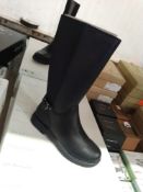 Combined RRP £140 Lot To Contain 2 Boxed J Eclair Lady's Boots In Black Size 2 And A Half And Size 3