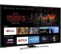 RRP £350 Boxed 50 Inch JVC Fire Tv Addition Smart 4K Hd Ld Tv (Appraisals Available On Request) (