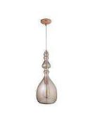 RRP £70 Boxed Brand New John Lewis And Partners Kai Glass Ceiling Light Pendant 2.134 (Appraisals