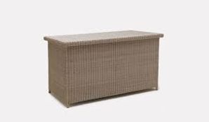 RRP £530 Boxed Large Kettler Cushion Box Rattan 3051684 (We Do Not Ship Mattresses) (Pictures For