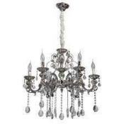 RRP £250 Boxed Mw Lighting Chandelier (Appraisals Available On Request) (Pictures For Illustration